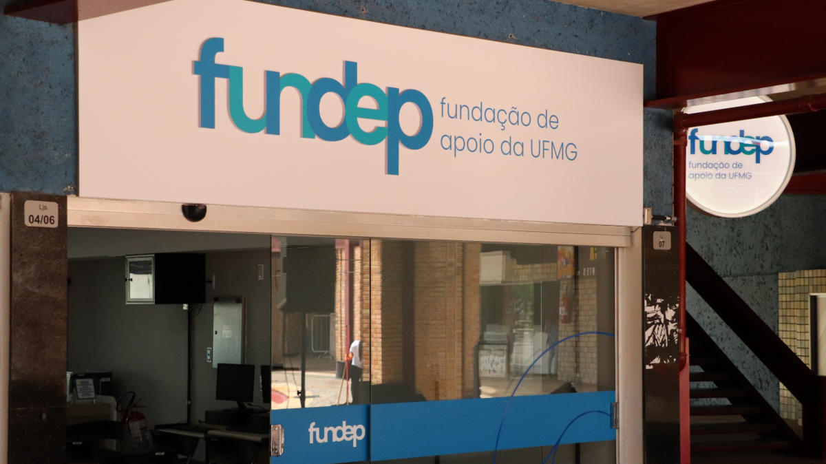 Posto de atendimento da Fundação de Apoio da UFMG, localizado na Praça de Serviços do campus Pampulha da Universidade.